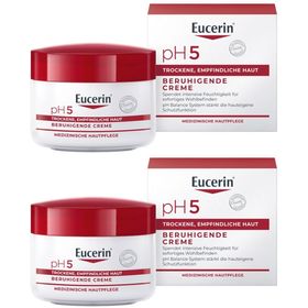 Eucerin® pH5 Creme – Beruhigende Hautpflege für strapazierte Haut, spendet 24h intensive Feuchtigkeit - Jetzt 20 % mit dem Code eucerin20 sparen