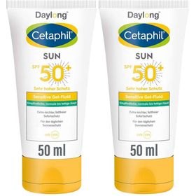 CETAPHIL SUN Sensitive Gel-Fluid SPF 50+ Extra-leichter Sonnenschutz Gesicht