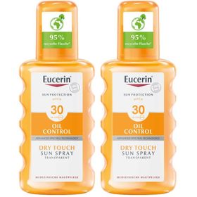 Eucerin® Oil Control Sun Spray Transparent LSF 30 – Sonnenschutzspray mit leichter Textur, auch für zu Akne neigende Haut - Jetzt 20 % mit dem Code eucerin20 sparen