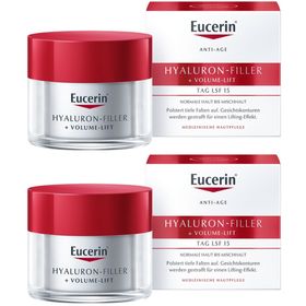 Eucerin Hyaluron-Filler Tagespflege für normale bis Mischhaut – Glättet Falten, pflegt die Haut & beugt vorzeitiger Hautalterung vor - Jetzt 20 % mit dem Code eucerin20 sparen