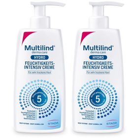 Multilind® derma:care HYDRO Feuchtigkeits-Intensiv Creme: Für sehr trockene Haut. Langanhaltende Feuchtigkeit. Mit Ceramide NP, Panthenol, Glyzerin, Rizinusöl, Beerenwachs