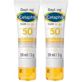 CETAPHIL SUN to go Liposomale Lotion und Stick SPF 50+ für Gesicht und Lippen