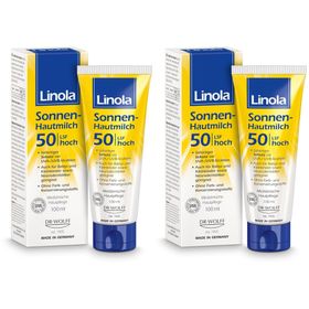 Linola Sonnen-Hautmilch - Sonnencreme LSF 50 für trockene, empfindliche und zu Neurodermitis neigende Haut