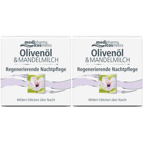 medipharma cosmetics Olivenöl & Mandelmilch Regenerierende Nachtpflege