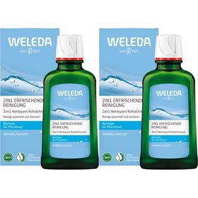 Weleda 2in1 Erfrischende Reinigung - Befreit Haut von Schmutz und Make-up, verfeinert Hautbild