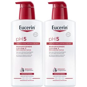 Eucerin® pH5 Reichhaltige Textur Lotion F – beruhigt strapazierte und trockene Haut & macht die Haut widerstandsfähiger