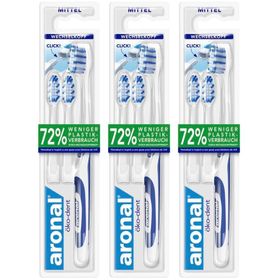 aronal öko-dent Mittel Zahnbürste mit Wechselkopf
