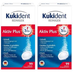 Kukident Aktiv Plus Gebissreiniger Tabs