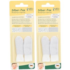 Grünspecht - Mundpflege-Fingerling Silber-Fee