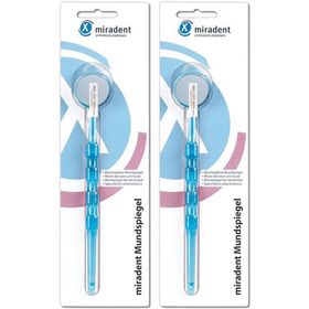 miradent Mundspiegel blau transparent