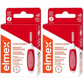elmex Interdentalbürsten rot, Größe 2, 0,5 mm
