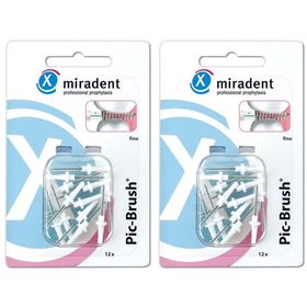 miradent Pic-Brush® Ersatz-Interdentalbürsten weiß fine 2,0 mm