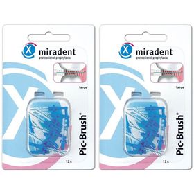 miradent Pic-Brush® Ersatz-Interdentalbürsten blau large 3,0 mm