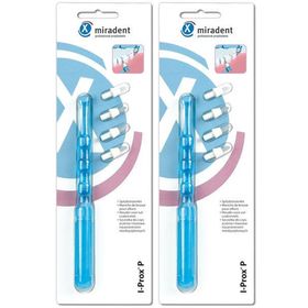 miradent I-Prox® P Sulcusbürsten-Kit blau transparent