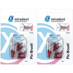 miradent Pic Brush® Ersatz-Interdentalbürsten bordeaux x-large 6,5 mm