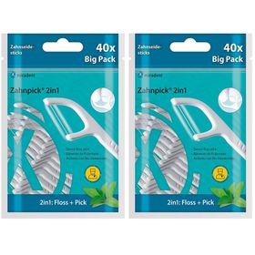 miradent Zahnpick® 2-in1: Floss + Pick