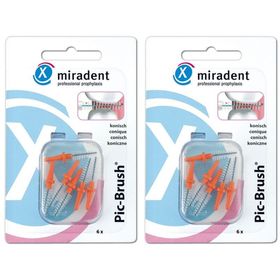miradent Pic-Brush® Ersatz-Interdentalbürsten orange konisch 2,5 - 5,0 mm