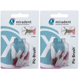 miradent Pic Brush® Ersatz-Interdentalbürsten bordeaux x-large 6,5 mm