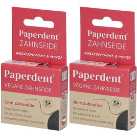 Paperdent® Zahnseide vegan Wassermelone Minze