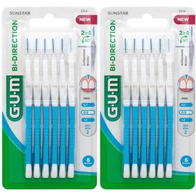GUM® Bi-Direction Interdentalbürsten 0,9 mm blau