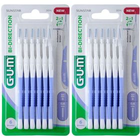 GUM® Bi-Direction Interdentalbürsten 0,6 mm hellblau