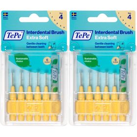 TePe Interdentalbürsten Extra Soft 0,7 - 1,3 mm gelb
