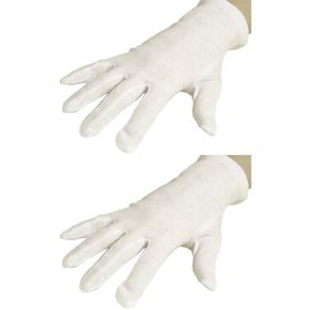 Zwirnhandschuhe aus Baumwolle mittel