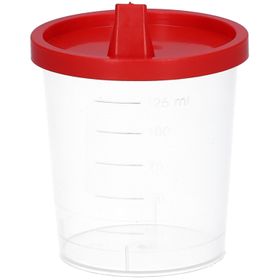 Urinbecher mit Schnappdeckel 125 ml