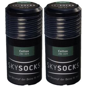 SKYSOCKS Cotton 280den AD Gr. 44/45 Black