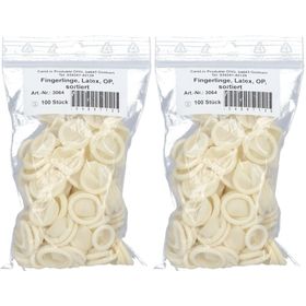 OP-Fingerling aus Latex Gr. 2-5 sortiert