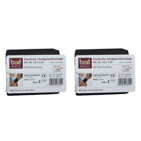 BORT Handgelenkbandage mit Klettverschluss  Gr. 2 schwarz
