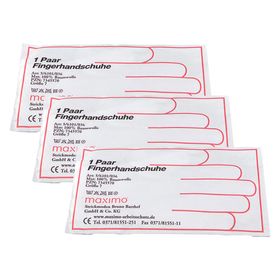 Baumwollhandschuh Gr. 7 lange Stulpe