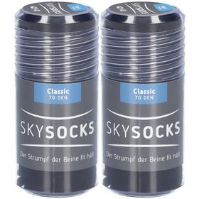 SKYSOCKS Classic 70den AD Gr. 42/43 Schwarz