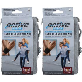 BORT ActiveColor® Handgelenkbandage Gr. M schwarz