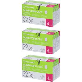 TERUMO NANOPASS 32,5 Pen Kanüle 0,22 x 4 mm