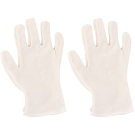 FRANK® Zwirnhandschuhe aus Baumwoll-Trikot rohweiß Gr. M