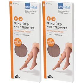 PROVITAL 40den Stützkniestrümpfe Gr.35-38 perle