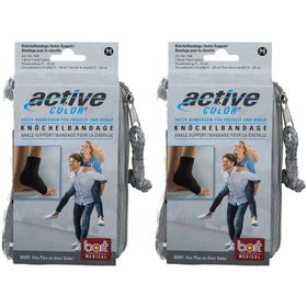 BORT ActiveColor® Knöchelbandage Gr. M schwarz