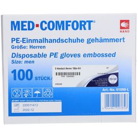 MED-COMFORT® PE-Einmalhandschuhe gehämmert
