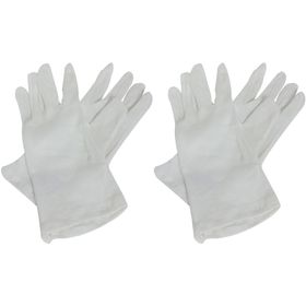 FRANK® Zwirnhandschuhe aus Baumwoll-Trikot weiß Gr. 10