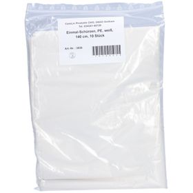 Einmalschürze PE weiß 140 cm