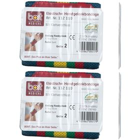 BORT Handgelenkbandage mit Klettverschluss Gr. 2 bunt