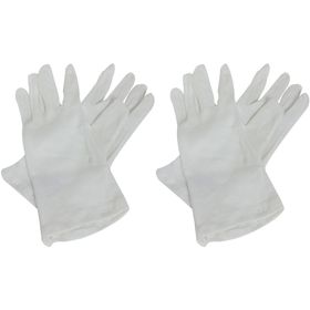 FRANK® Zwirnhandschuhe aus Baumwoll-Trikot weiß Gr. 14