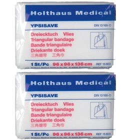 YPSISAVE Dreiecktuch Vlies 96 cm x 96 cm x 136 cm