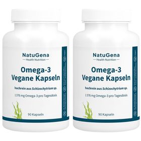 NatuGena Omega-3 Vegane Kapseln – Algenöl mit DHA & EPA