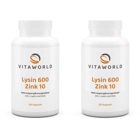 VitaWorld Lysin 600 mg + Zink 10 mg