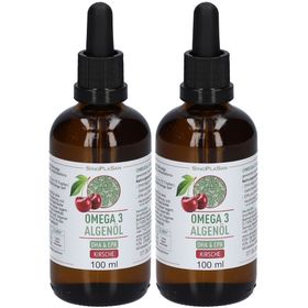 SinoPlaSan® Omega 3Algenöl DHA + EPA Kirsche