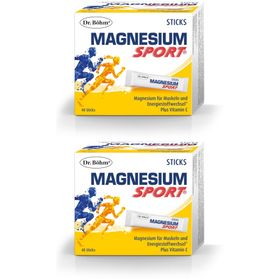 Dr. Böhm® Magnesium Sport® Sticks - für die ideale Versorgung der Muskeln auch unterwegs