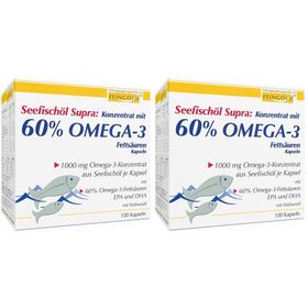 Seefischöl Supra: Konzentrat mit 60% Omega-3-Fettsäuren