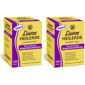 Luvos® Heilerde extrafein akut Säurebedingte Magenbeschwerden Kapseln